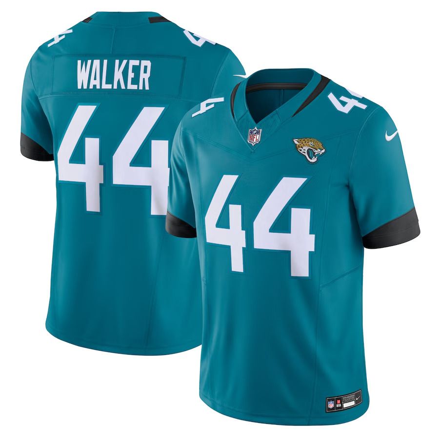 Men Jacksonville Jaguars 44 Travon Walker Nike Teal Vapor F.U.S.E. Limited NFL Jersey